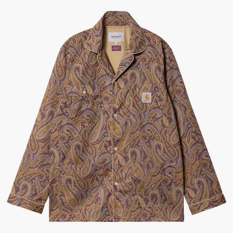 Carhartt Wip x Liberty Fabric Paisley Park Liberty Print Pigia set marrone