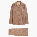 Carhartt Wip X Liberty Fabric Paisley Park Liberty Print Pyjama Set Brown