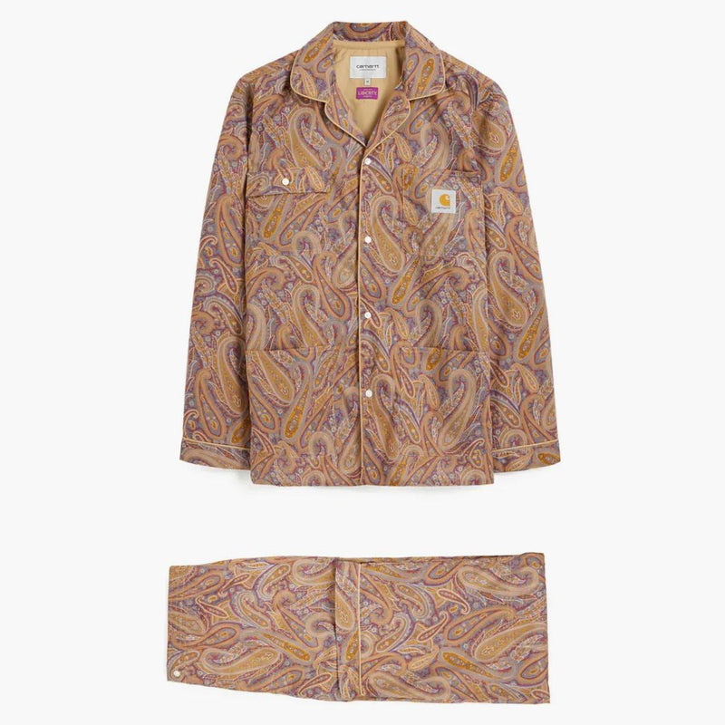 Carhartt Wip x Liberty Fabric Paisley Park Liberty Print Pigia set marrone