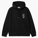 Carhartt wip x mastermind huva tröja svart