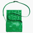 Cassette Intreccio Crossbody Bag Small Parakeet