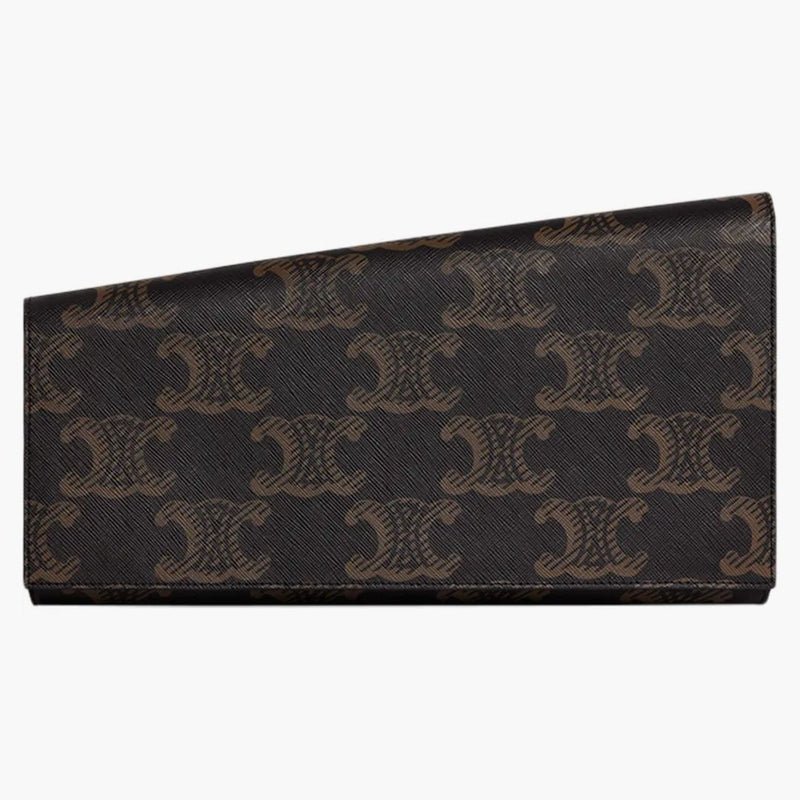 Celine Clutch asimmetrica XL TRIOMPHE TAN