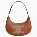 Celine Ava Bag Triomphe Embroidery Tan