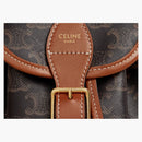 Celine Backpack Folco Mini Triomphe Tan