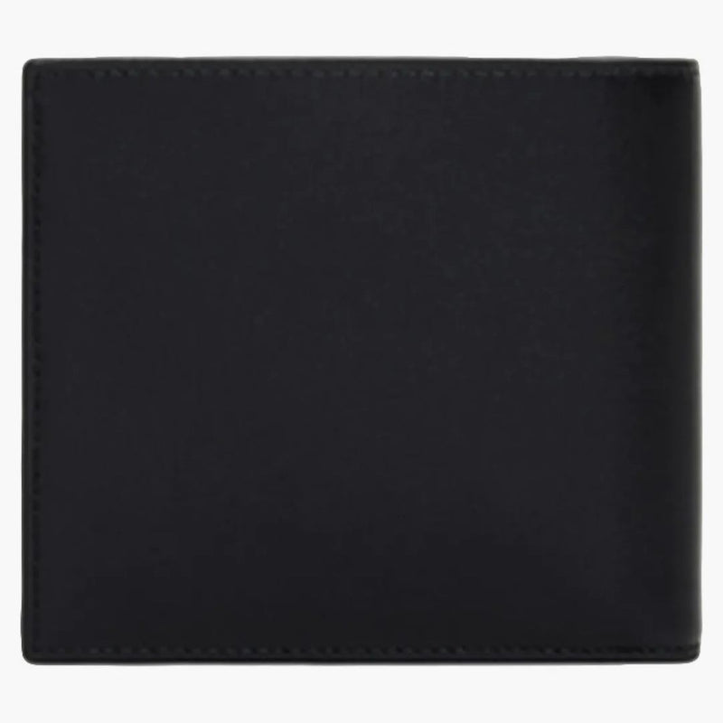 Celine bifold celine tryck plånbok (4 slot 2 anteckningsfickor 2 platta fickor) svartvit