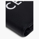 Celine Bifold Celine Print Wallet (4 slot 2 Note Pockets 2 Flat Pockets) Black White