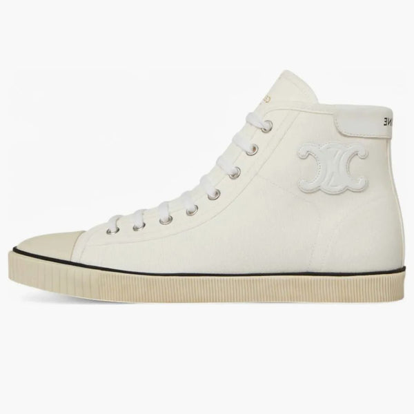Celine Blank Mid Lace Up Off White (Women's)