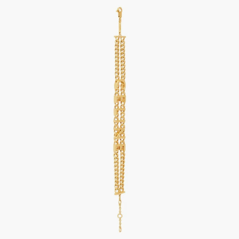 Celine -armband i mässing med guldfinishgourmetguld