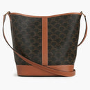 Celine Bucket Bag Medium Triomphe Tan