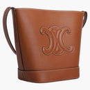 Celine Bucket Bag Small Triomphe Emsioidery Tan
