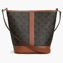 Celine Bucket Bag Small Triomphe Tan