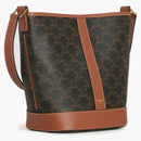 Celine Bucket Bag Small Triomphe Tan