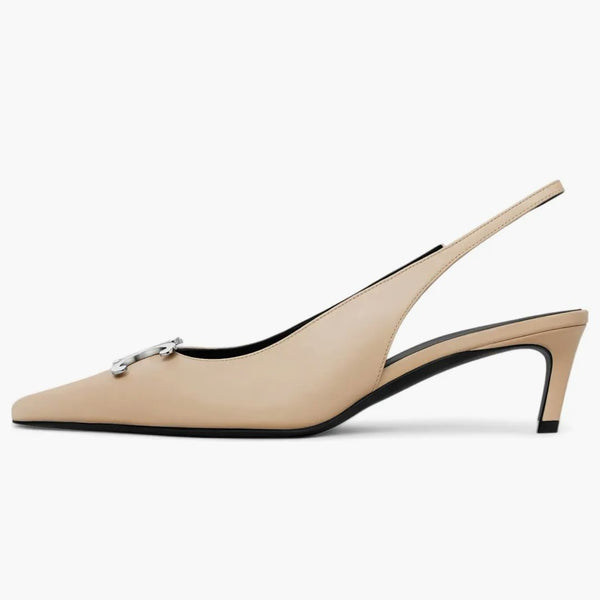 Celine Alma Triomphe Slingback Beige (kvinnors)