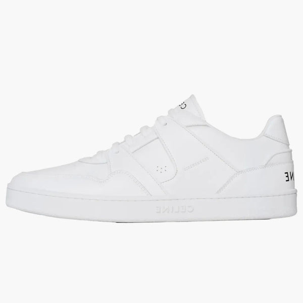 Celine CT-04 Trainer Low Snörning vitt läder