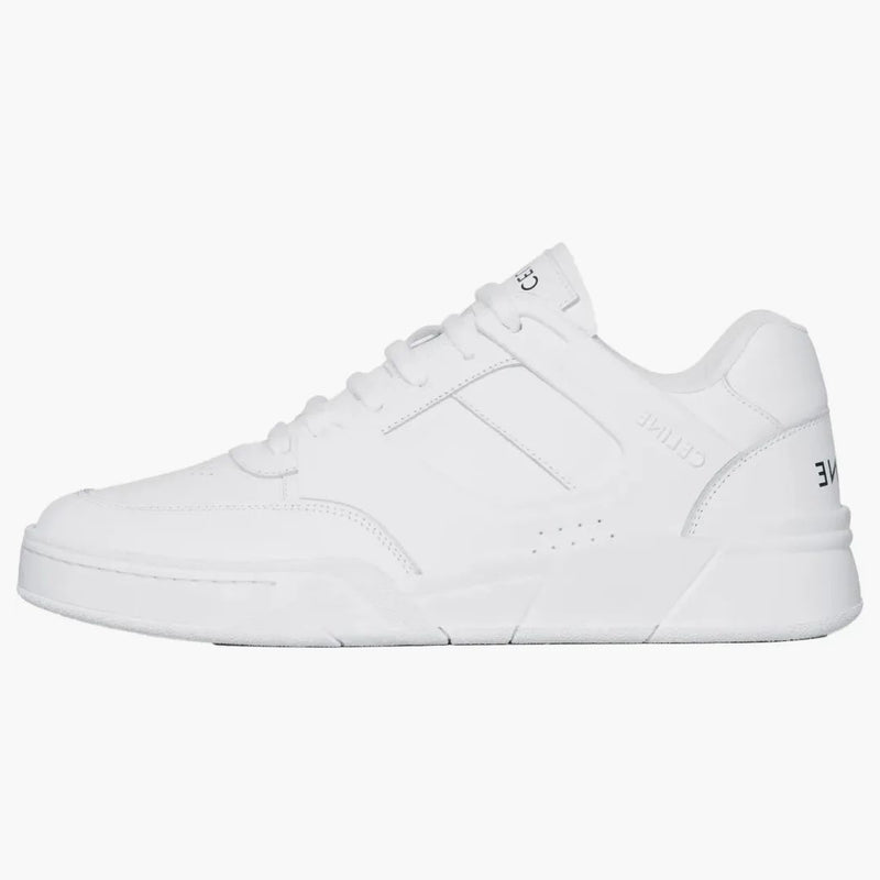 Celine CT-07 Trainer Low Snörning vitt läder