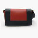 Celine Celine Frame Bag Bag Střední námořnická modrá/červená