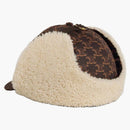 Celine Chapka has with Triomphe Patch in Triomphe Monogram Cotton Brown