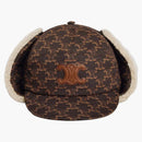 Celine Chapka has with Triomphe Patch in Triomphe Monogram Cotton Brown