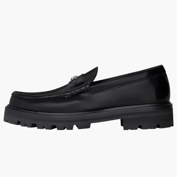 Celine chunky triomphe loafer svart