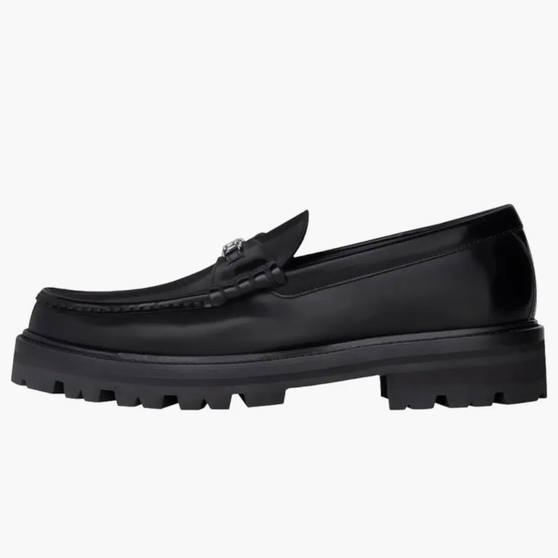 Celine chunky triomphe loafer svart