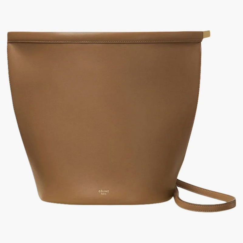 Celine Clash Bucket Bag Light Camel