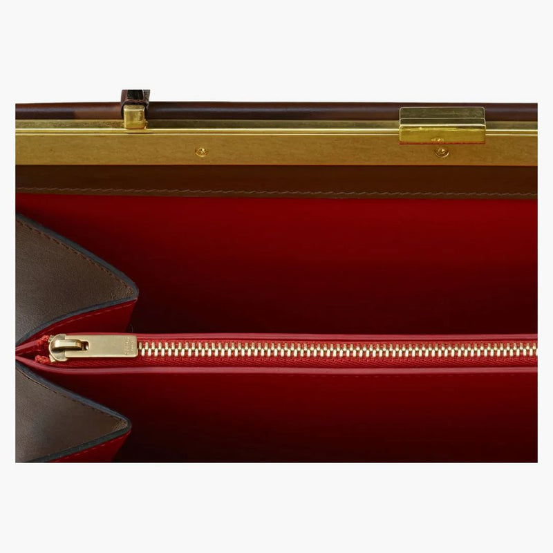 Celine Clasp Medium Camel