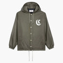 Celine Coach Jacket in Lightweight Nylon Khaki