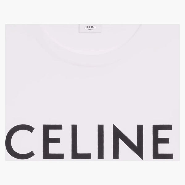 Celine Cotton Jersey beskuren Ecru/svart