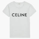 Camiseta de algodón Celine White/Black
