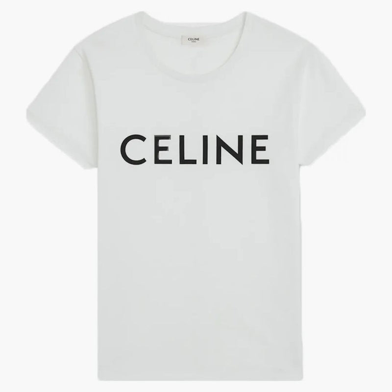 Celine Cotton T-shirt vit/svart