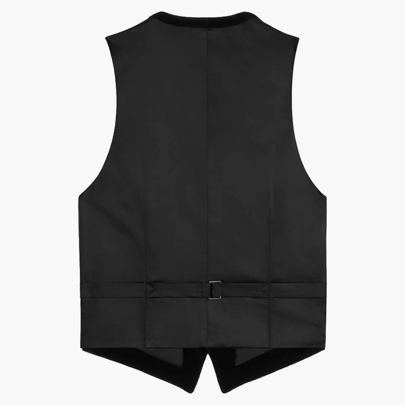 Celine Cotton Velvet Waistcoat svart