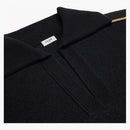 Celine Cropped Military Vareuse Wool Triomphe Embroidery Jacket Navy