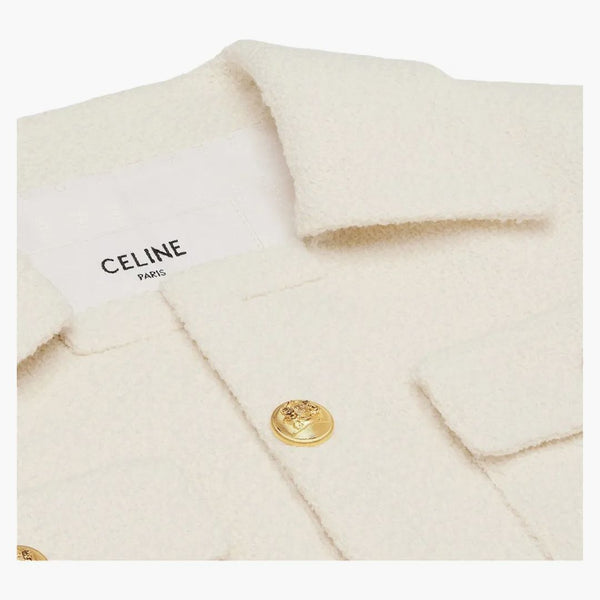 Celine beskuren tweed chelsea jacka craie