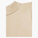 Celine Draped Shiny Viscose Dress Champagne