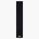 Celine Embroidered Celine Scarf In Ribbed Wool Black