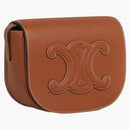 Celine Folco Bag Triomphe Embroidery Tan