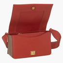 Celine rámová střední liška červená/tan