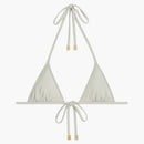 Celine Gourmet Chain in Matte Jersey Triangle Top Vert Amande