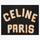 Celine Hawaiian Shirt with Celine Paris Patch in Viscose Black