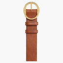 Celine Large Twin Triomphe Belt in Vintage Calfskin Camel