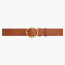 Celine Large Twin Triomphe Belt in Vintage Calfskin Camel