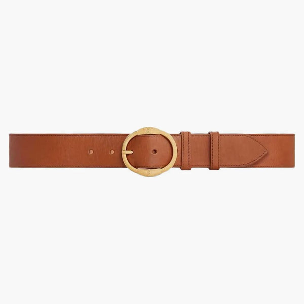 Celine Large Twin Triomphe Belt i Vintage Calfskin Camel