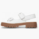 Celine Leo Scratch Sandal Optic White Tan (Women's)