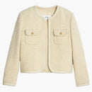 Celine Light Tweed Chelsea Jacket elfenben