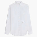 Celine Loose Cotton Poplin Shirt White
