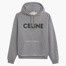 Celine Loose Cotton Sweatshirt with Studs Gray/Black