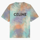 Celine Loose Cotton T-shirt With Studs Multicolor