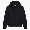 Celine Loose Sweatshirt in Cotton Fleece Black/White