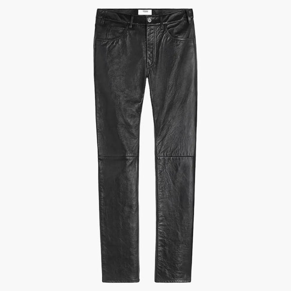 Celine lou mjuk lammskinn jeans svart