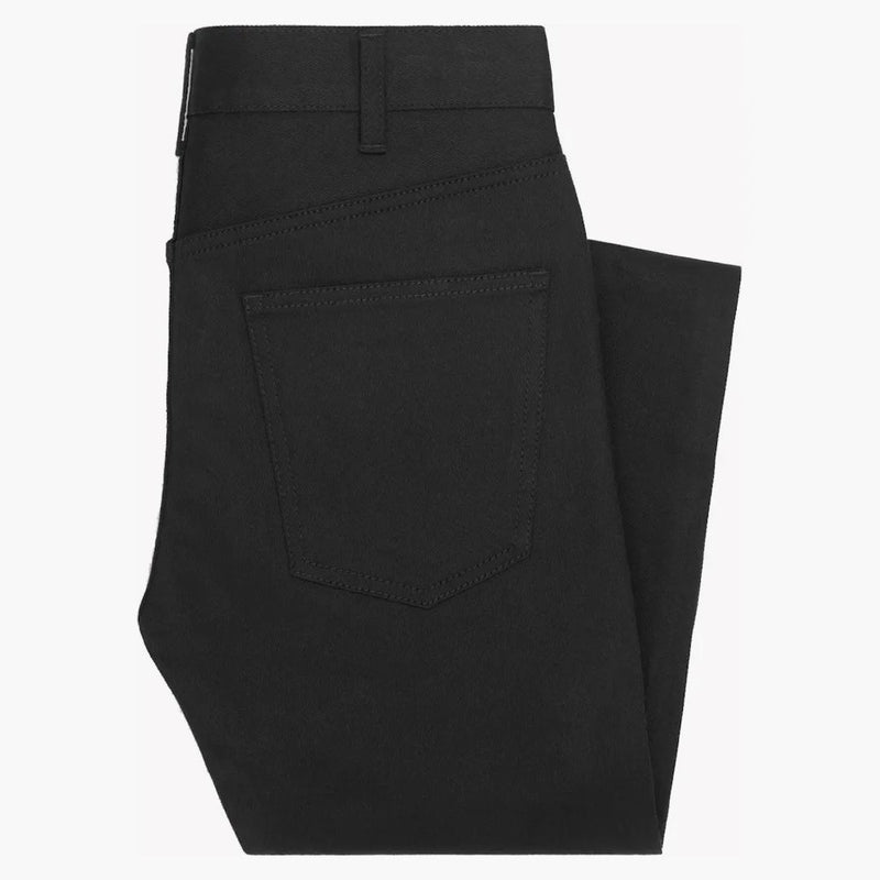 Celine Low-Rise Skinny Jeans Vintage Pure Black Denim